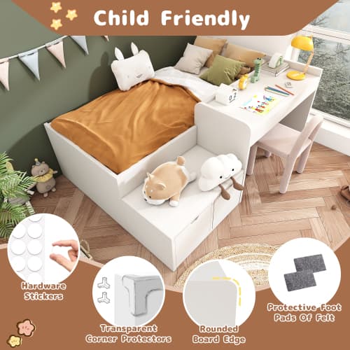 The Smart All-in-One Bed, Desk, and Storage for Kids' Rooms - image 14