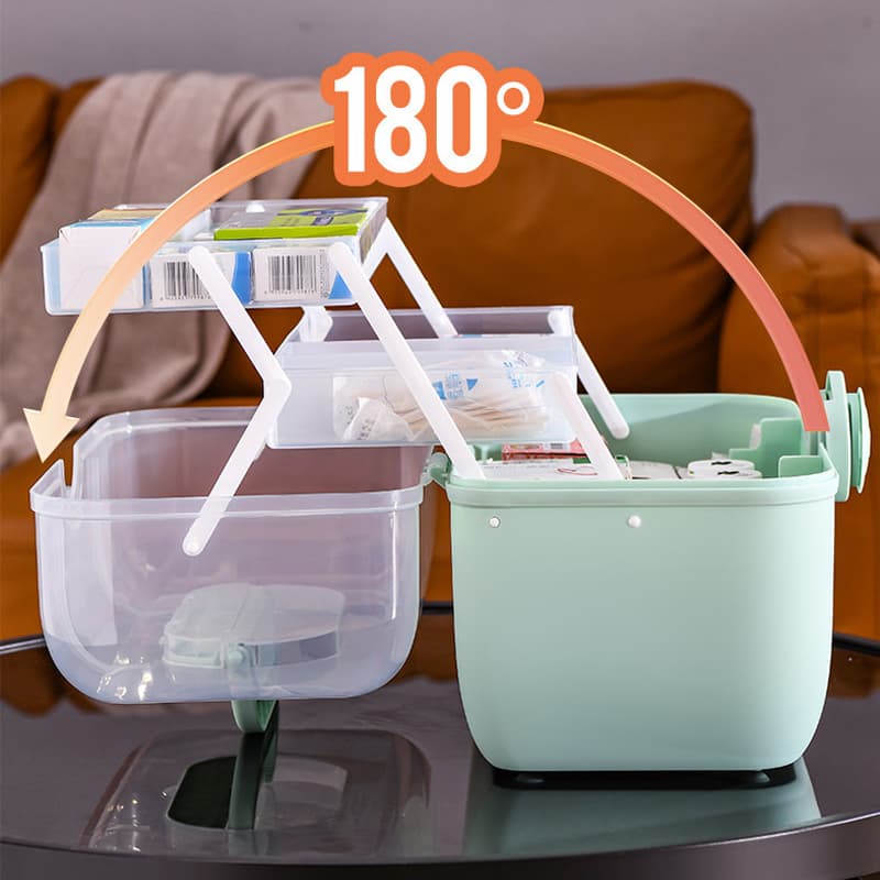 Portable First Aid and Medicine Storage Box - image 7