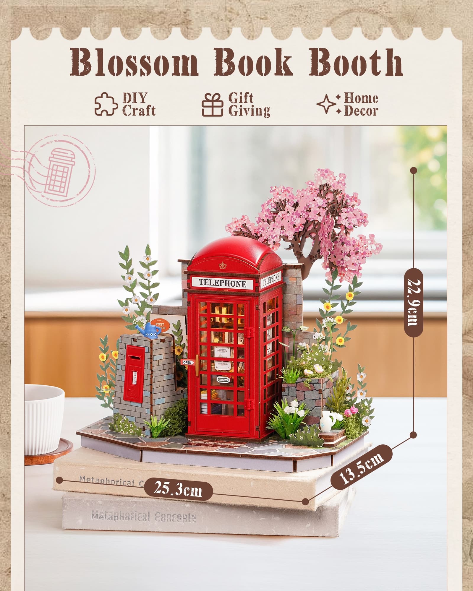 Transform Your Shelf with the Cherry Blossom Book Stand - image 8