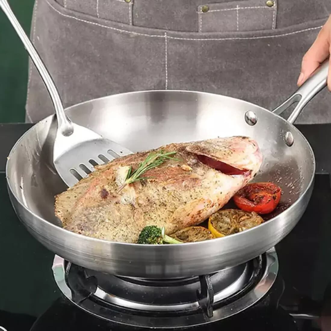 Grey Upholstered European Double Bed with Storage Drawers, USB Port & Mattress - image 11