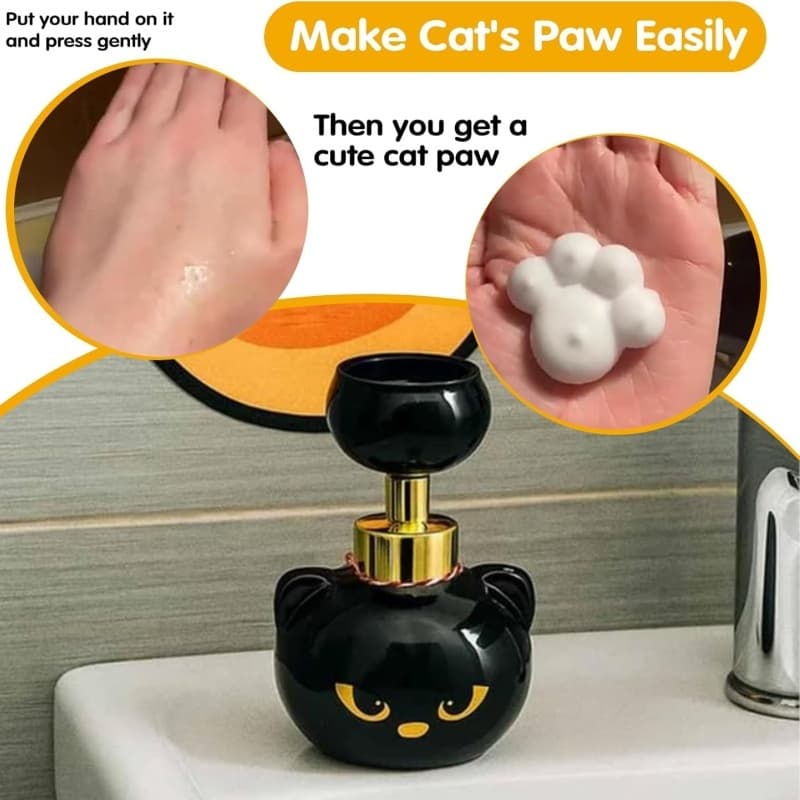 Black Cat Soap Dispenser with Built-In Bowl - image 22
