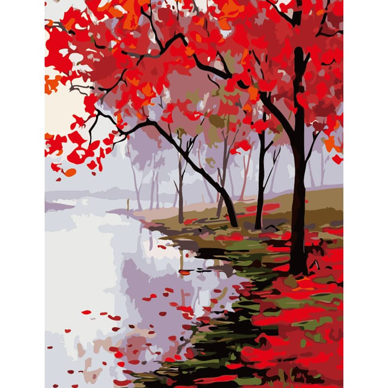 Paint Your Own Four Seasons Tree on Canvas - image 19