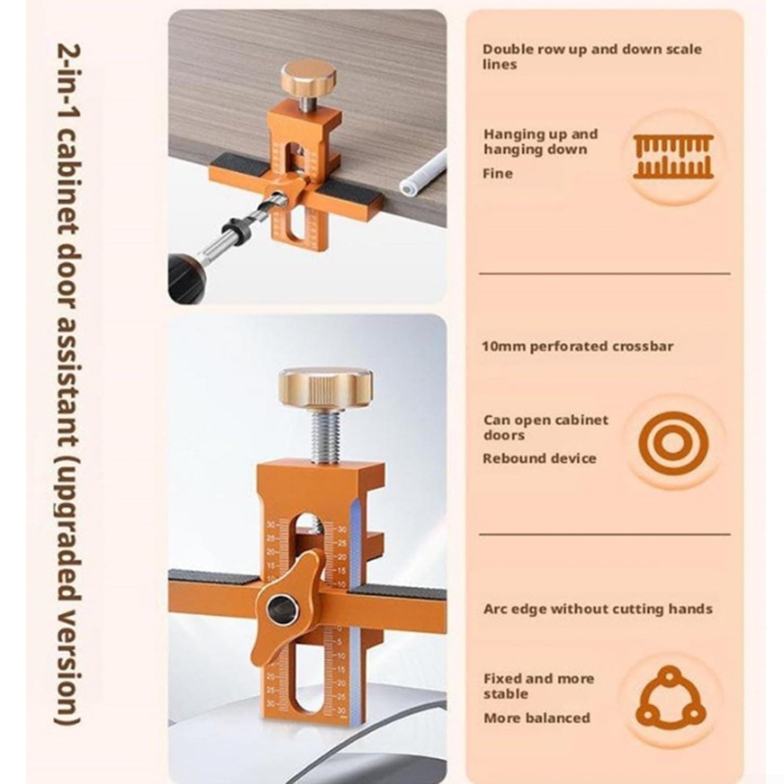 Universal Installation Jig for Precise Cabinet Door Fitting - image 6