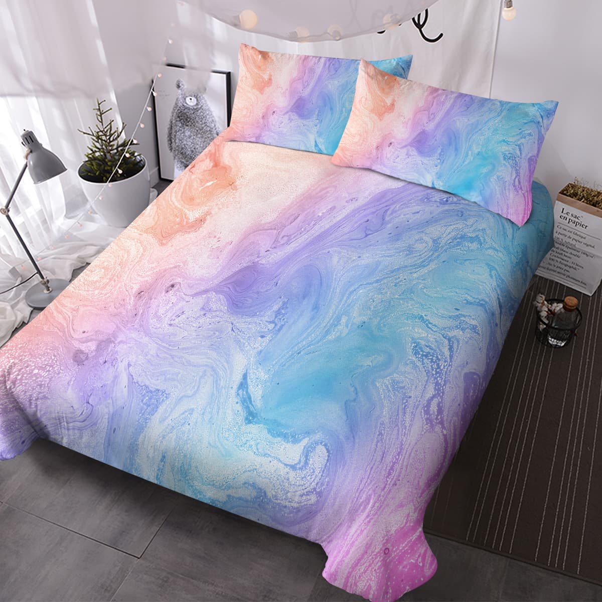 Soft Microfiber Single Duvet Cover & Pillowcase Set - image 8