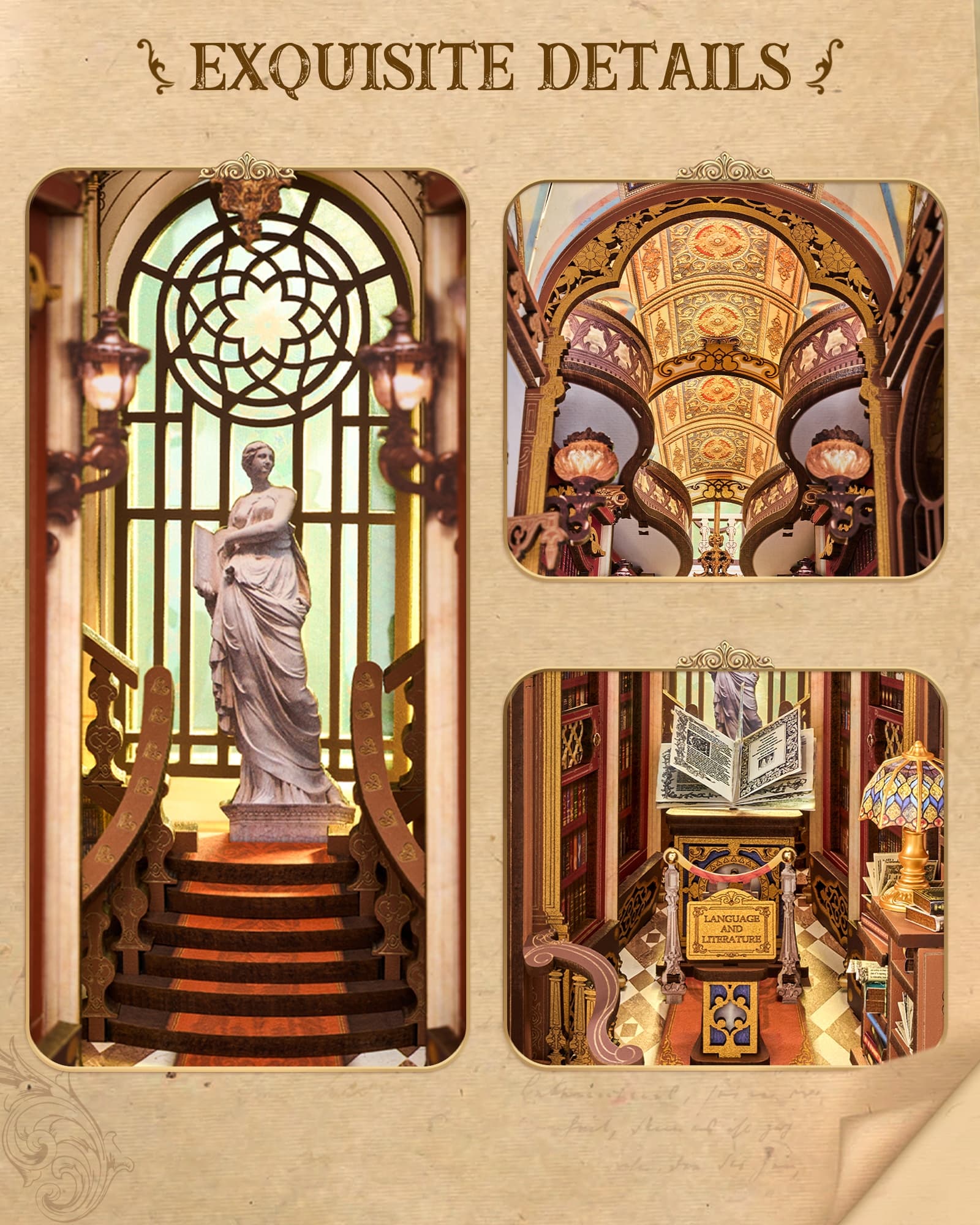 Transform Your Bookshelf with the Library of Wonders Book Nook - image 12