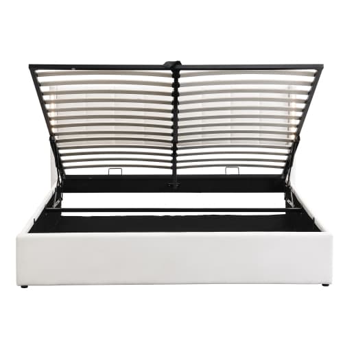 Modern King Size Ottoman Bed with LED Lighting and USB Charging - image 14