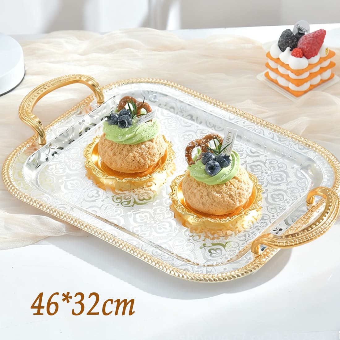 Transform Your Hosting with This Elegant Gold Tray Set - image 5