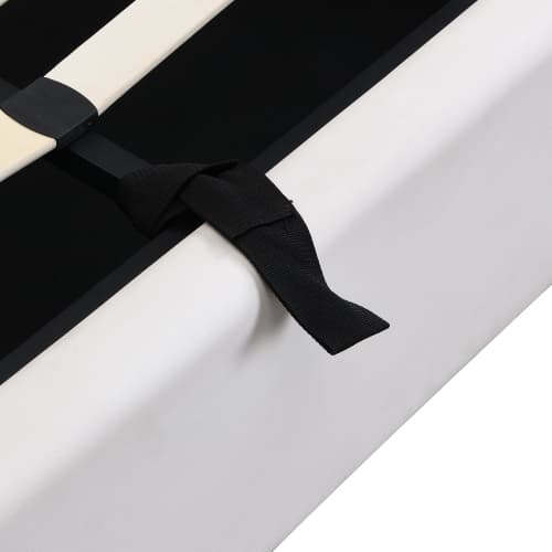 Modern King Size Ottoman Bed with LED Lighting and USB Charging - image 1