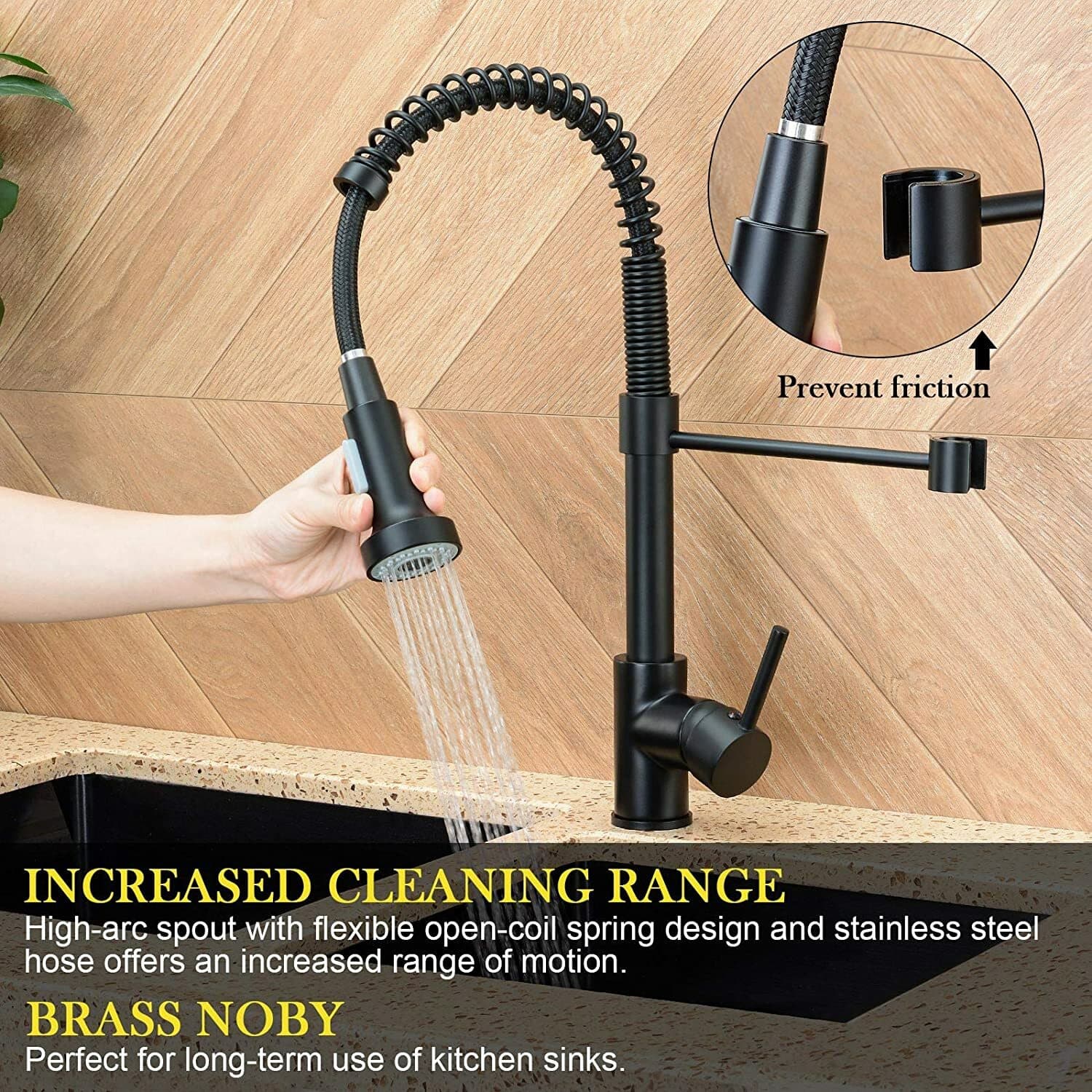 Transform Your Kitchen With This Matt Black Pull Out Tap - image 11