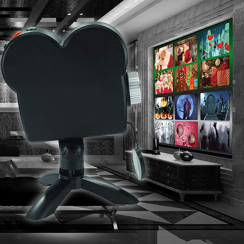 Transform Your Home with this Holographic Window Projector - Black