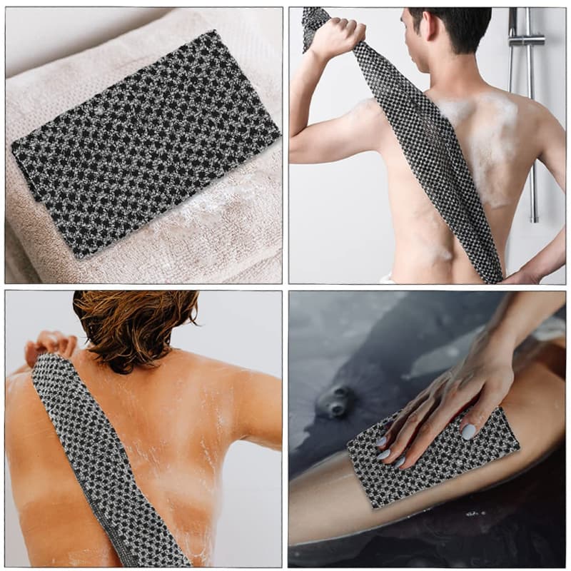 Two-Sided Back Scrubber Cloths for Deep Exfoliation - image 16
