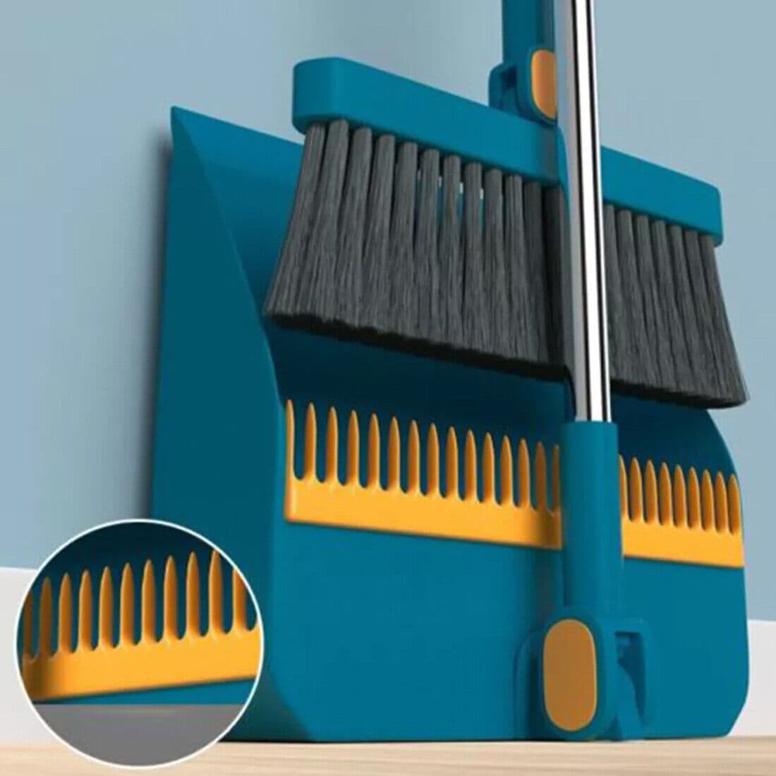 Long-Handled Broom and Folding Dustpan Set - image 3