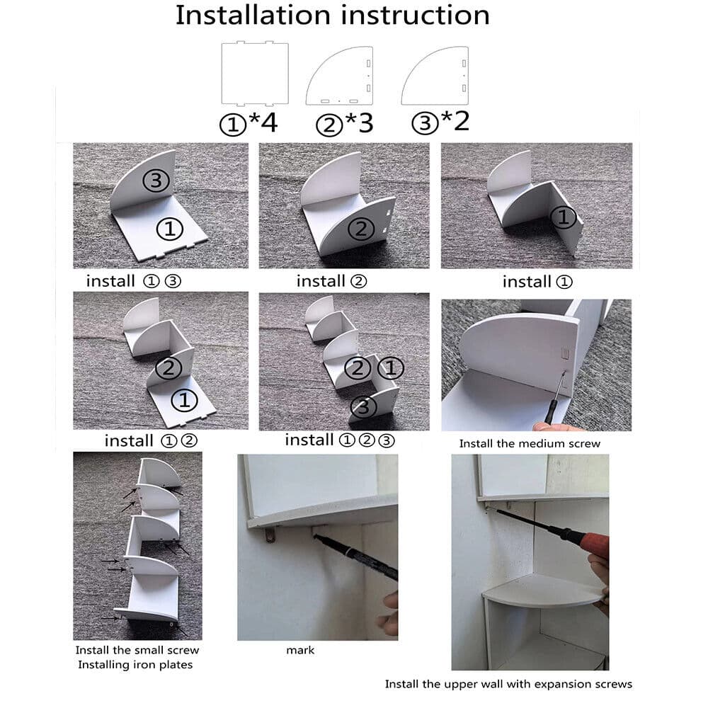 5-Tier Modern Wall-Mounted Shelf - image 1
