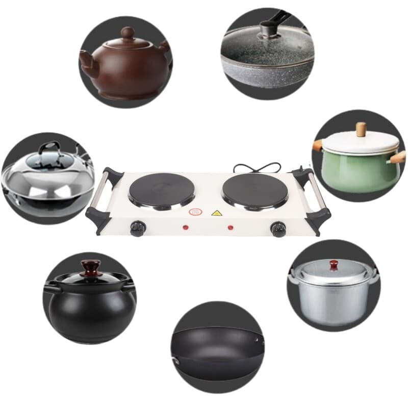 Transform Small Spaces with this 2000W Portable Double Hob - image 7