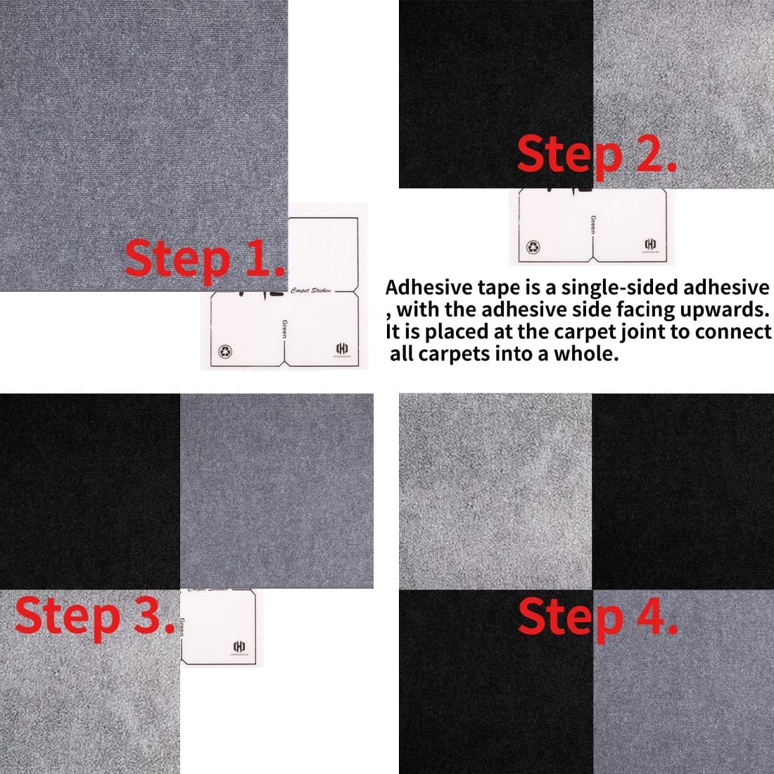Transform Your Space with Premium 50x50cm Carpet Tiles - image 5