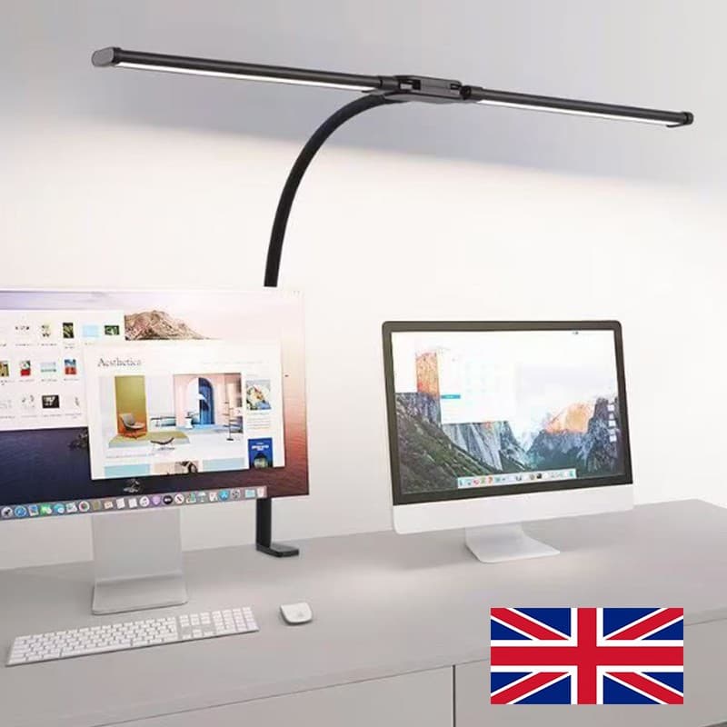 Transform Your Workspace with this Double Head LED Desk Lamp