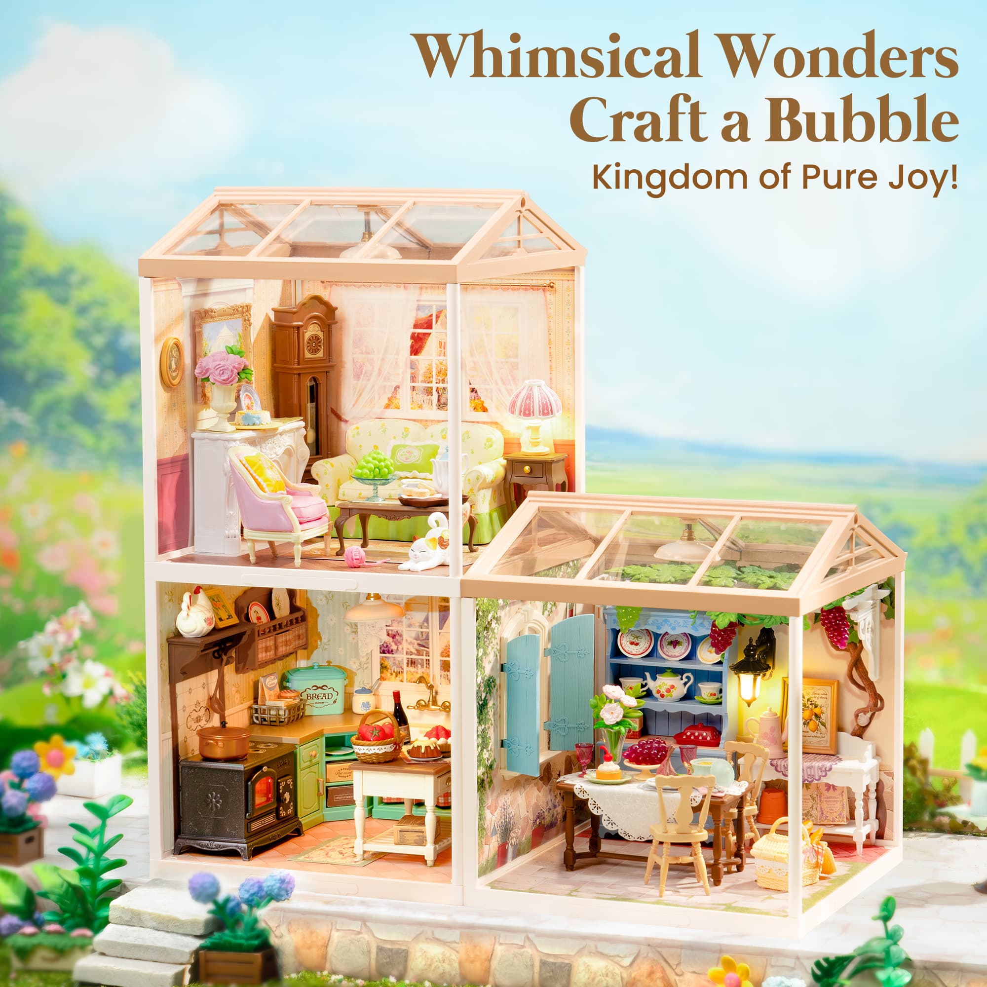 Transform Your Space with the Rolife Miniature Tea Room - image 26