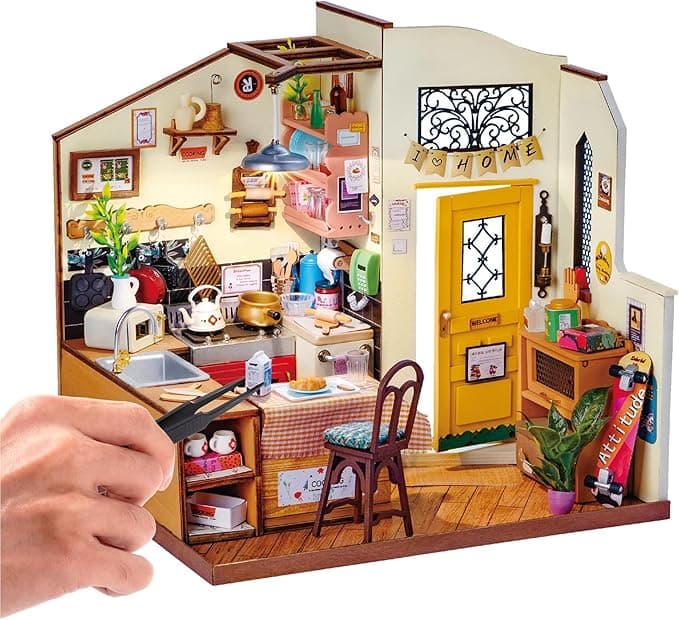 DIY Miniature Model Kit: Rolife's Happy Kitchen - image 5