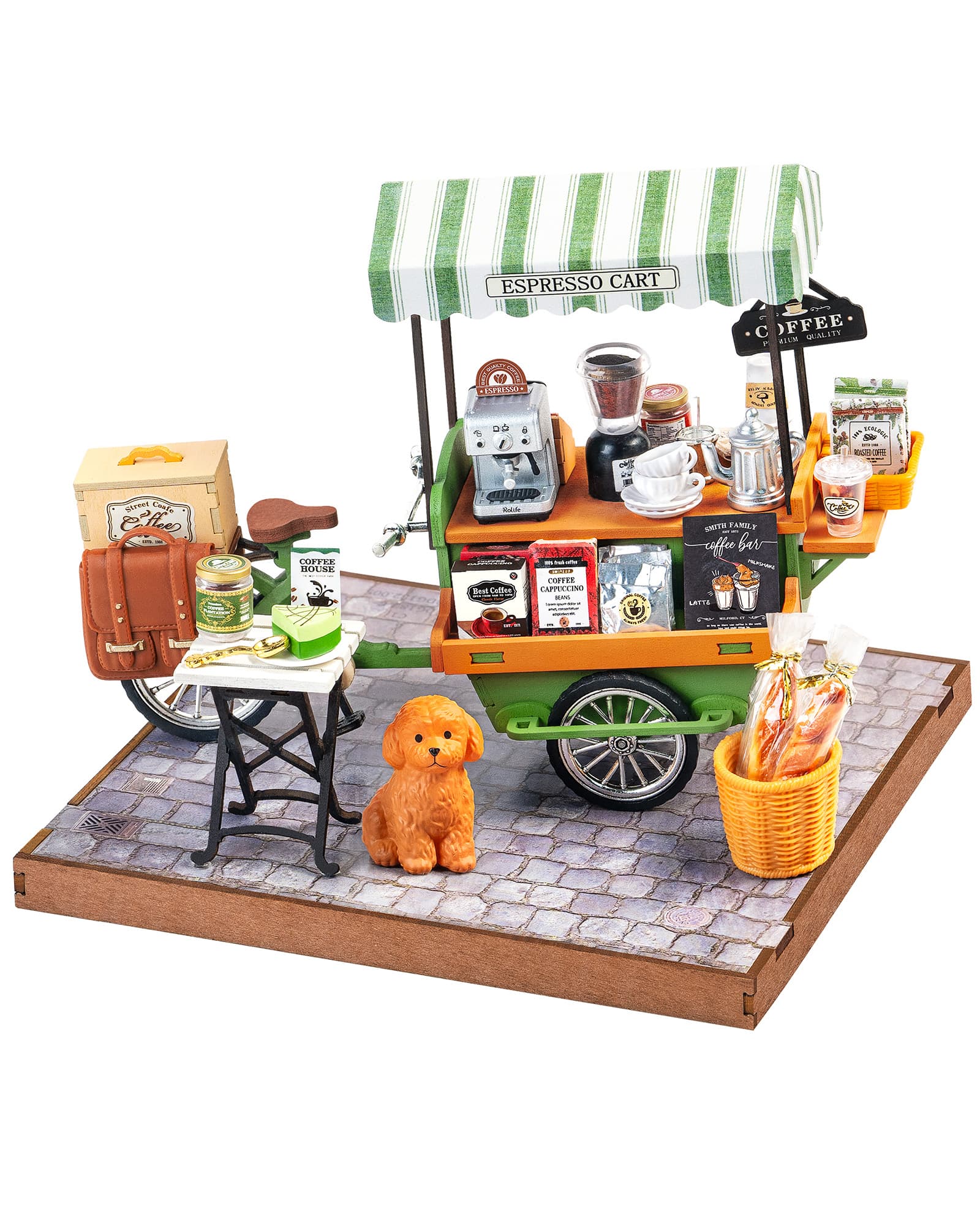 Build Your Own Vintage European Wooden Coffee Cart - image 7