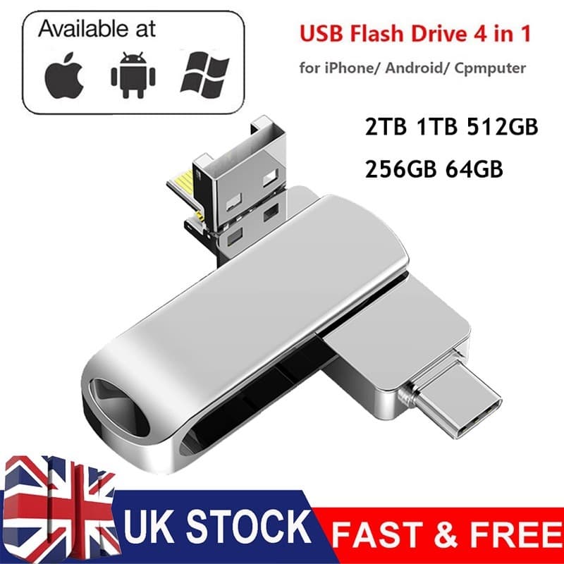 One flash drive for iPhone, Android, and PC — four connectors - image 17