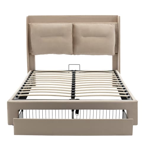 Transform Your Bedroom with this Premium Velvet Storage Bed - image 43