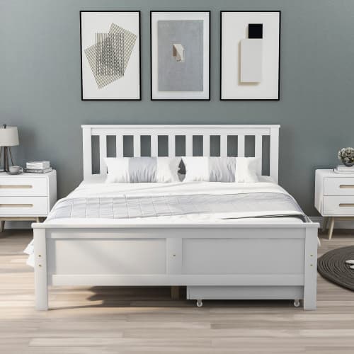 Double Storage Bed in Solid White Pine - image 7