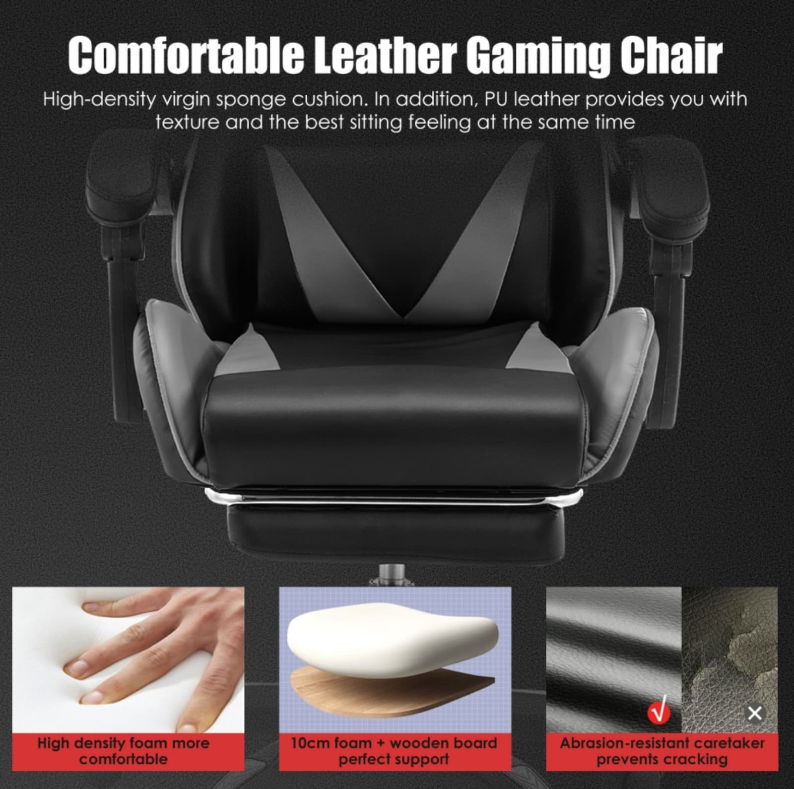Premium Reclining Gaming Chair for Effortless Comfort - image 6