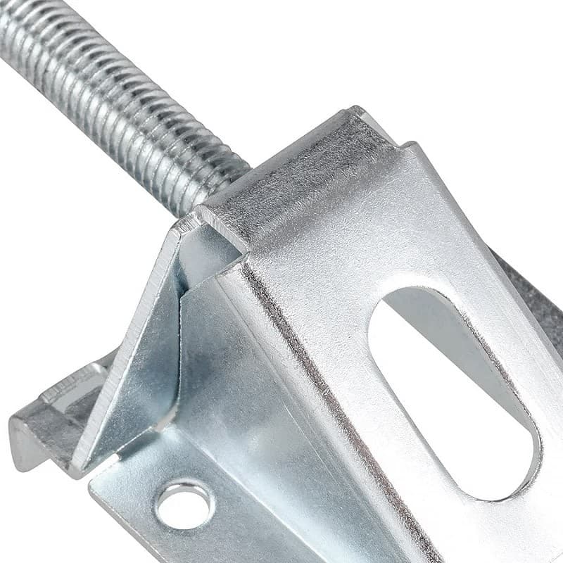 Set of 4 Adjustable Levelling Feet in Zinc-Plated Iron for Furniture & Machinery - image 7