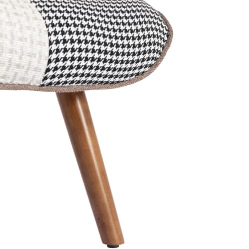 Multi-Colour Lounge Chair & Matching Ottoman Set - image 2