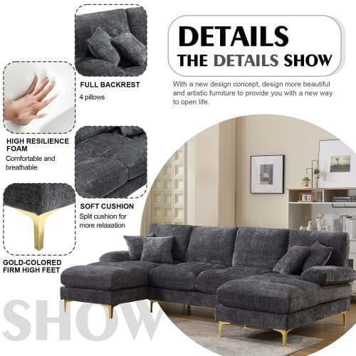 Create Your Perfect Social Hub with a Modular U-Shaped Sofa - image 22