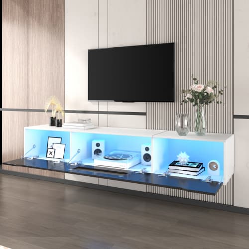 High Gloss TV Unit with Colour-Changing LED Lighting - image 16