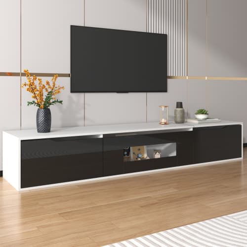 High Gloss TV Unit with Colour-Changing LED Lighting - image 25