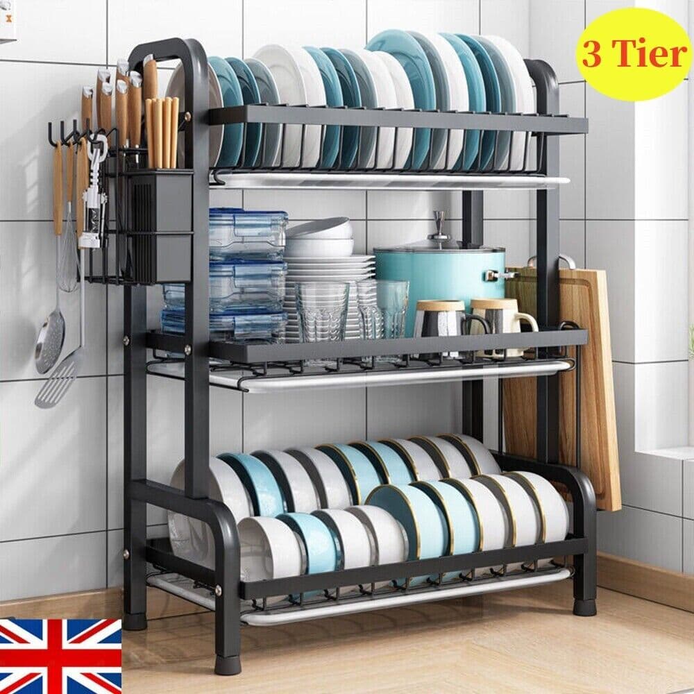 Transform Your Kitchen With This 3-Tier Dish Drainer - image 4