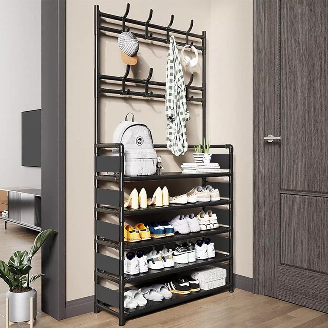 Transform Your Hallway with this 3-in-1 Coat & Shoe Stand - image 8
