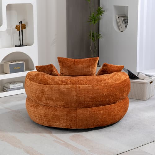 Unwind in Ultimate Comfort with Our High-Back Chenille Bean Bag - image 20