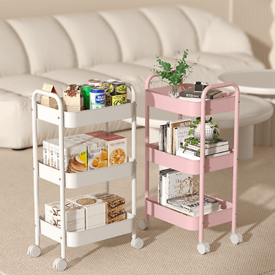 Mobile 3-Tier Rolling Storage Cart - image 1
