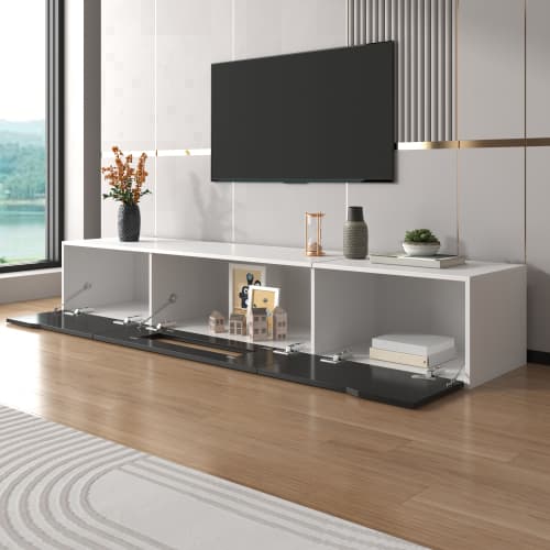 High Gloss TV Unit with Colour-Changing LED Lighting - image 27