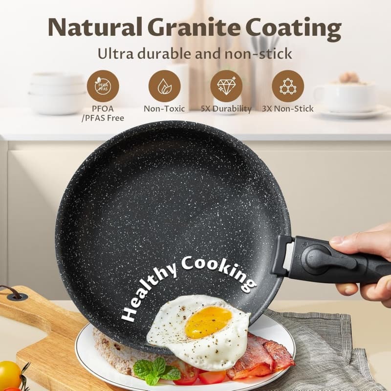 Transform Your Kitchen with the Fadware Detachable Handle Pan Set - image 3