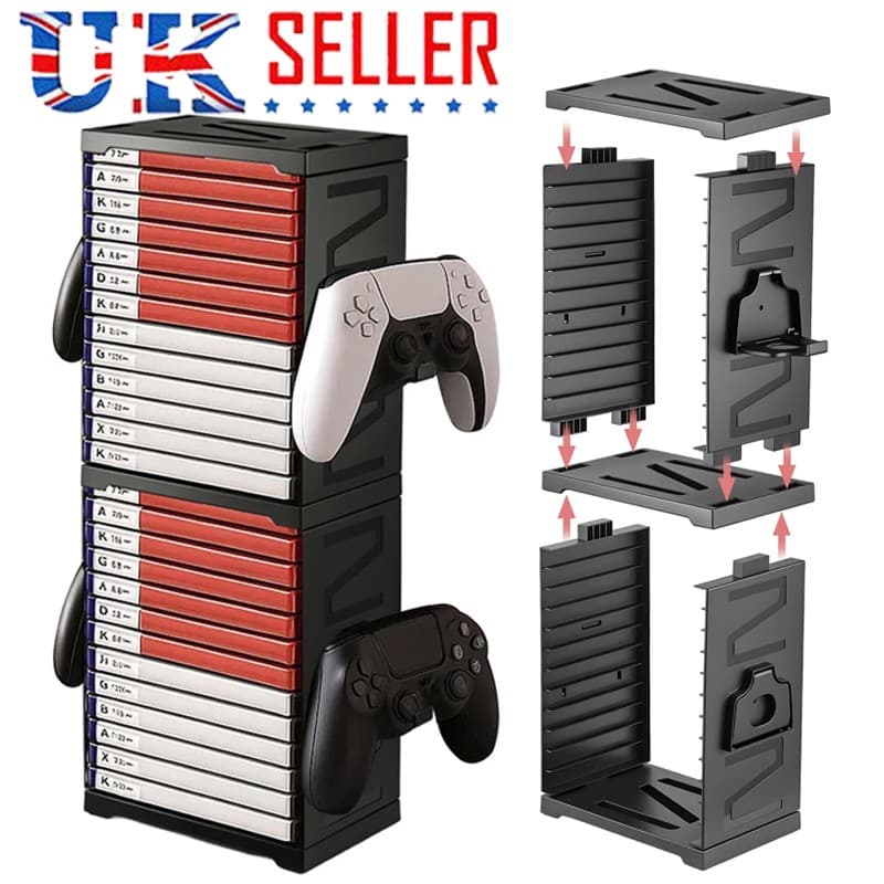 Organise Your Gaming Setup with this 24-Disc Storage Tower - ABS