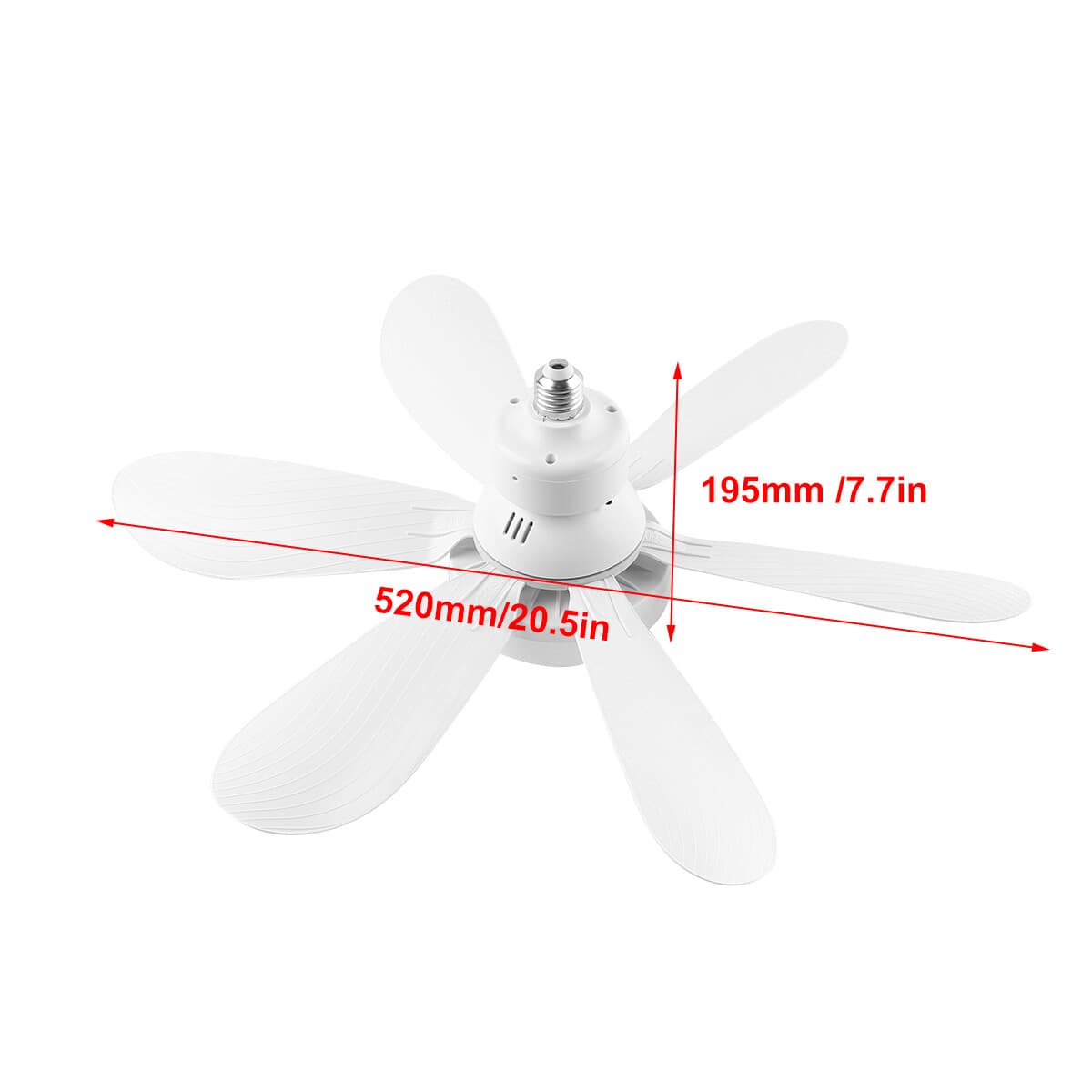 Transform Your Space with this Dimmable E27 LED Fan Light - image 5