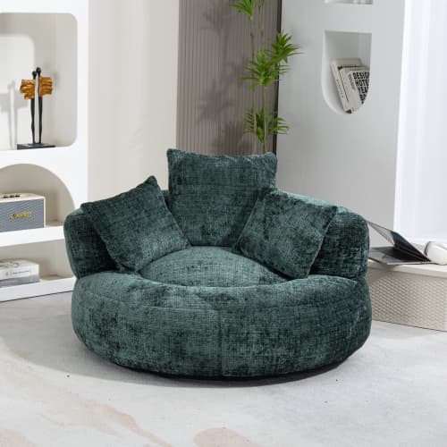 Unwind in Ultimate Comfort with Our High-Back Chenille Bean Bag - image 25
