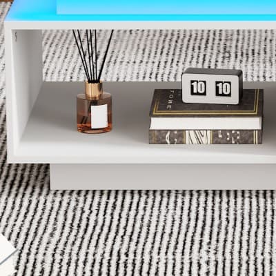 Illuminate Your Space with a High Gloss LED Coffee Table - image 5