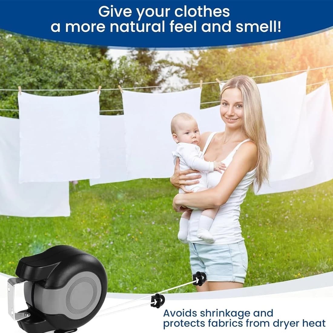 Effortless Drying with the 30m Double Retractable Washing Line - image 5