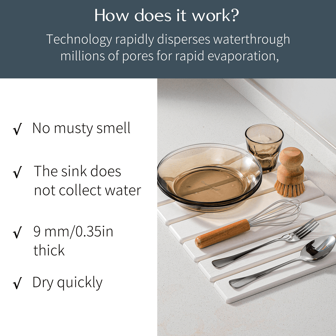 Transform Your Kitchen with this Fast-Drying Diatomite Mat - image 8