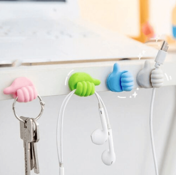 Self-Adhesive Thumb Hooks for Cables and Small Items - image 10