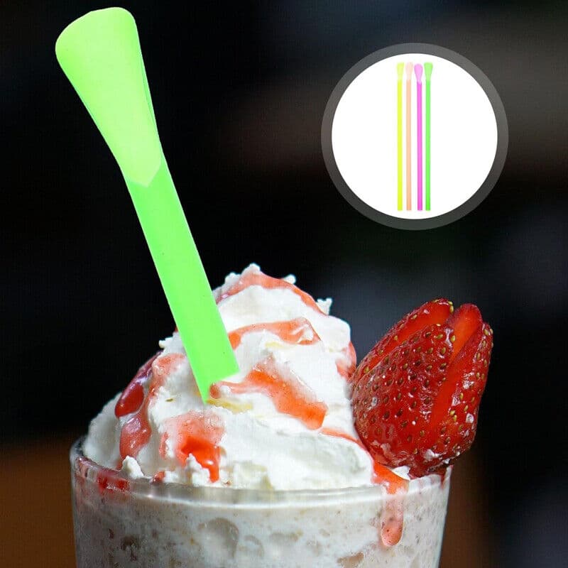 1100 Multicoloured Spoon Straws for Effortless Sipping - image 7