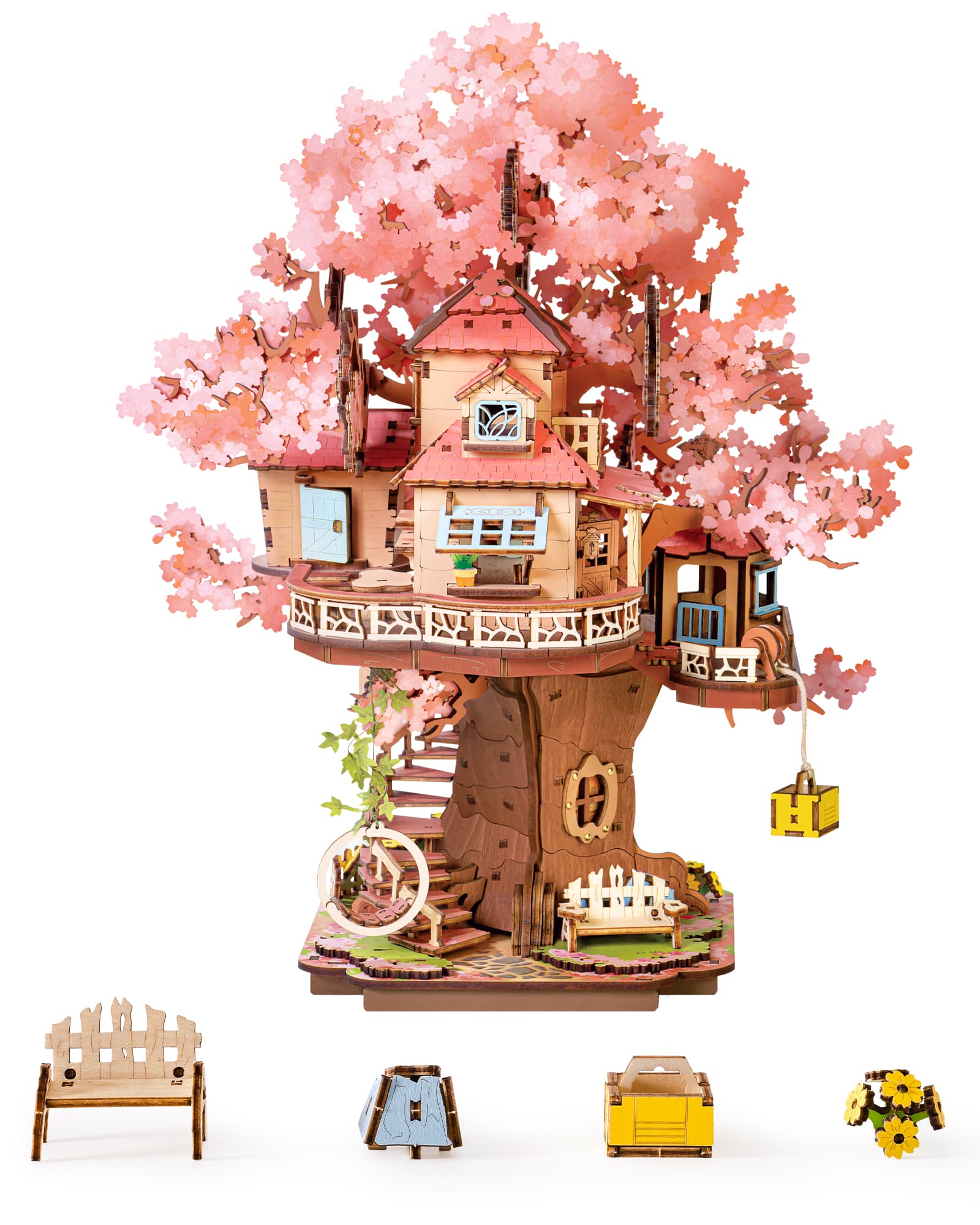 Build Your Own Peaceful Retreat with the Rolife Sakura Tree House - image 3