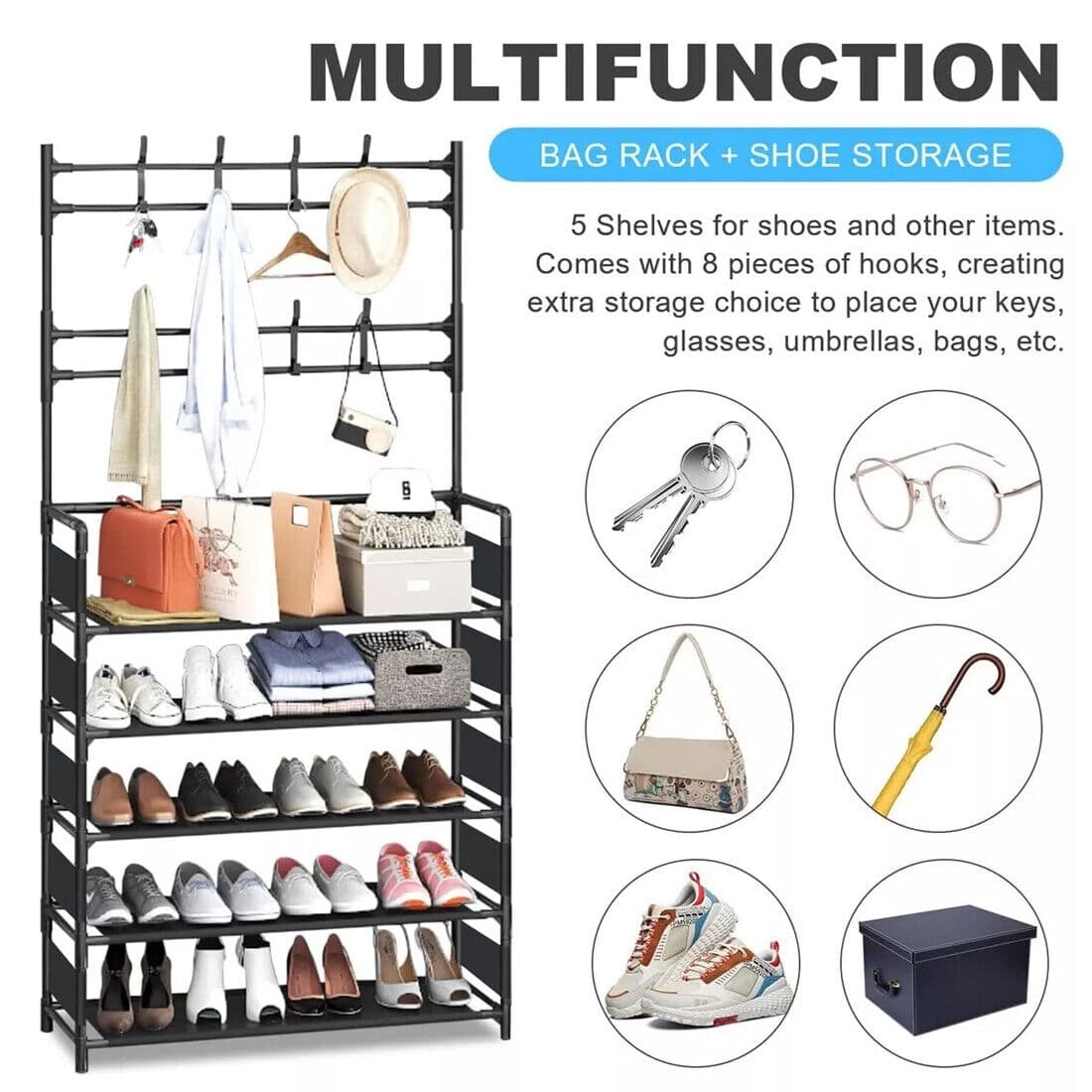 Transform Your Hallway with this 3-in-1 Coat & Shoe Stand - image 11