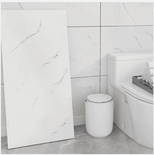 Peel-and-Stick Grey Marble Tile Stickers for Kitchen & Bathroom - image 2