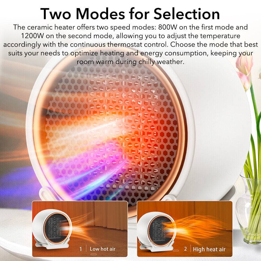 Transform Your Space with Fast 1200W Ceramic Heating - image 2